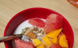 椰奶芋圆水果西米露，轻松制作，清凉消暑（制作方法详解，果蔬搭配多样化）