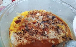 滋味清香的香菇鸡蛋羹（家常美食，营养健康）