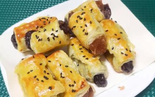 教你制作双味酥皮年糕，美味又实用（以黑糯米和绿豆为主材，口感香甜，吃后有饱腹感）