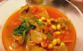 家常美食，西红柿烩黄豆（一道营养丰富、简单易做的家常菜）