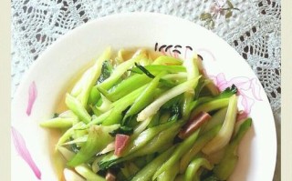 美味小炒通菜梗，健康下饭佳品（一道家常菜，轻松上手）