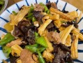 瘦肉炒木耳腐竹，美味又健康（古法烹饪，营养丰富的家常菜）
