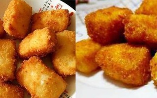外脆里嫩，手抓炸牛奶（传统美食新变革，吃出南方的味道）