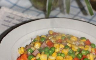 玉米炒火腿——美味易学（用最简单的方法，做出最美味的家常菜）