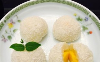 清香糯甜，手工制作水果糯米糍（做法简单，口感鲜美，自制更健康）