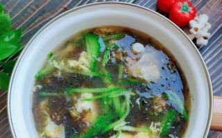 营养美味的小白菜紫菜鸡蛋汤（一道简单易做的家常汤，滋补又健康）