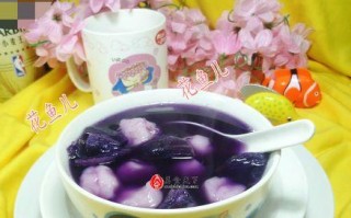 美味又健康的紫薯糯米团子（以紫薯为主的糯米团子的制作方法）