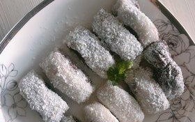 美味的椰蓉豆沙糯米卷（香甜糯软，口感丰富，制作简单易学）
