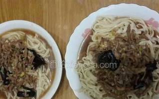 肉丝卤手擀面的做法（美味可口，健康营养，家常常备）