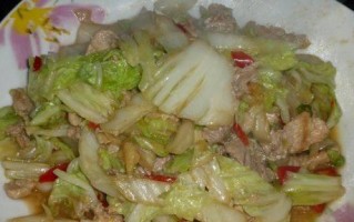 猪肉炒白菜的做法（简单易学的菜谱分享）