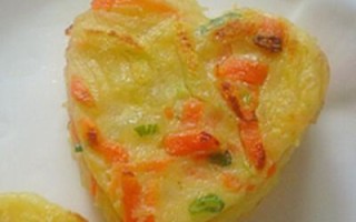 脆香可口，营养丰富！学会如何制作土豆胡萝卜爱心饼（用爱心铸造健康生活）