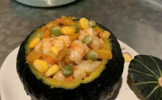 小南瓜炒虾，营养美味又健康（健康饮食，从小南瓜炒虾开始）
