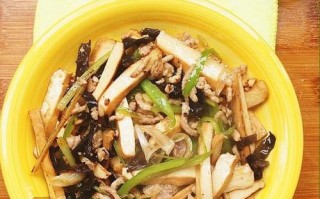 肉丝炒时蔬，营养美味一次到位！（家常菜做法，简单易学，健康美味！）