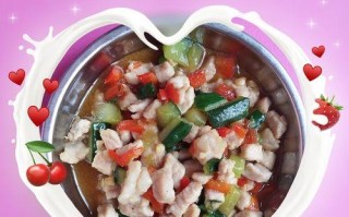 三色肉丁，美味又健康（家常菜谱，营养丰富）