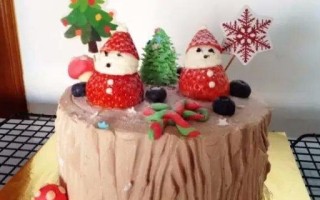 自制耶诞巧克力小蛋糕，送给你最爱的人（用心DIY，让幸福渐入心间）