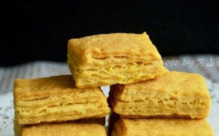 用手作咸蛋黄饼干，超级好吃！（用手作咸蛋黄饼干，超级好吃！）