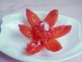 丰富生活，以西红柿皮花朵为主角（用废物变成美食的秘密，西红柿皮花朵）