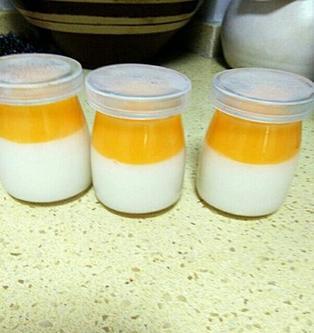 手工制作双色水晶布丁，轻松享受清凉美味（以果冻为基础，融入水果丝和果粒，甜而不腻，健康美味）-第3张图片-美味行家