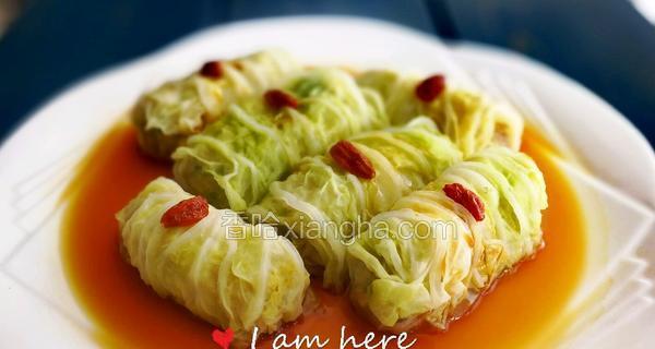 如意白菜卷的制作方法（一口咬下脆爽可口）-第3张图片-美味行家