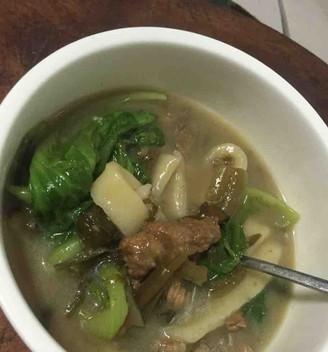 美味可口的生菜大排面疙瘩（清爽生菜与咸香大排的完美融合）-第3张图片-美味行家