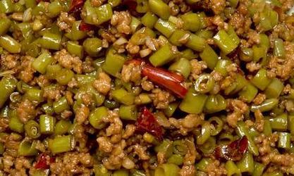 美味家常菜——酸豇豆肉沫（健康美食，营养搭配）-第3张图片-美味行家