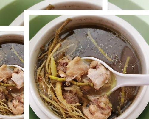 石斛花旗参炖瘦肉（家庭滋补的好选择，瘦肉营养更丰富）-第2张图片-美味行家