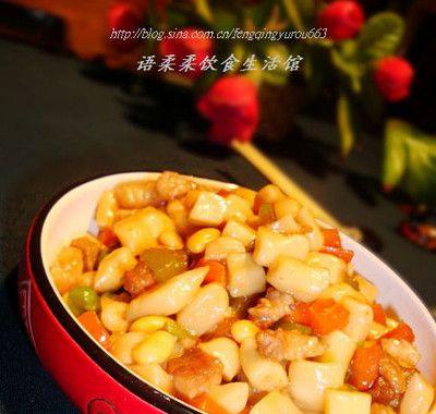 清爽健康！素炒三菜丁，美味又简单（三菜丁提升营养素，素炒变得更好吃）-第3张图片-美味行家
