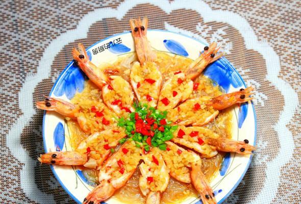 银丝蒜蓉虾的制作方法（味道鲜美的海鲜佳肴，如此简单易做）-第1张图片-美味行家