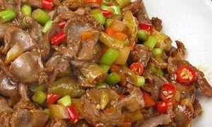 香炒鸭肫，鲜香嫩滑的美味佳肴（香炒鸭肫的家常做法，让你轻松享受美味）-第3张图片-美味行家