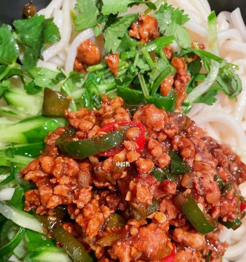 一碗肉末黄瓜丝打卤面的制作方法（用新鲜黄瓜为面条增添清爽口感，加入肉末打造口感独特的面食）-第1张图片-美味行家