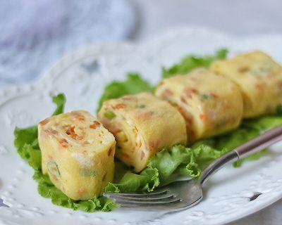 蔬菜厚蛋烧的制作方法（以蔬菜为主的营养丰富的美食）-第1张图片-美味行家