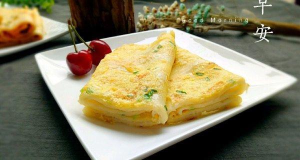 简单做法，美味鲜笋鸡蛋饼（快手早餐，让你一口吃个满足）-第2张图片-美味行家