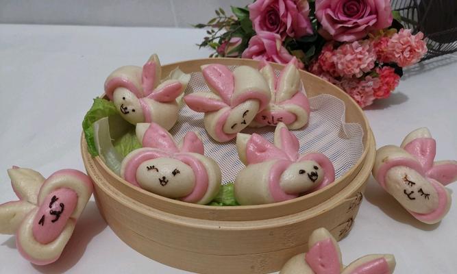 手把手教你制作可爱小白兔馒头（简单易学，让你在家也能做出好吃的小白兔馒头）-第2张图片-美味行家