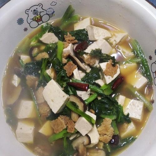 小白菜炖豆腐，家常做法大全（营养健康，味道鲜美，适合全家人享用）-第3张图片-美味行家
