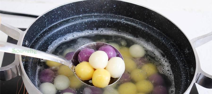 紫薯芝麻汤圆的做法（家庭简单制作，过年必备美食）-第3张图片-美味行家