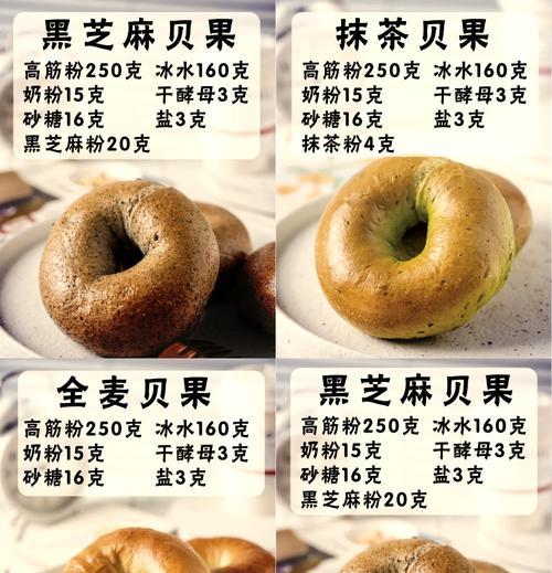 以蒸黑芝麻贝果面包为主题的制作方法详解（手工制作，健康营养，细节决定成败）-第3张图片-美味行家