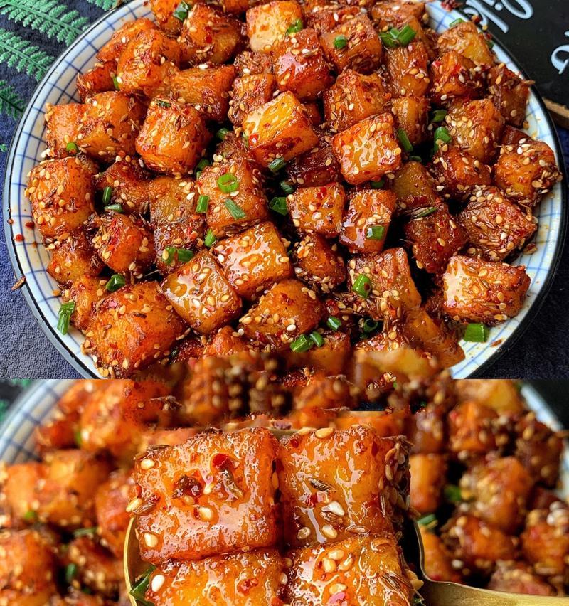 孜然香辣小土豆的制作方法（香气四溢，口感独特，健康美味，小土豆大不同）-第2张图片-美味行家