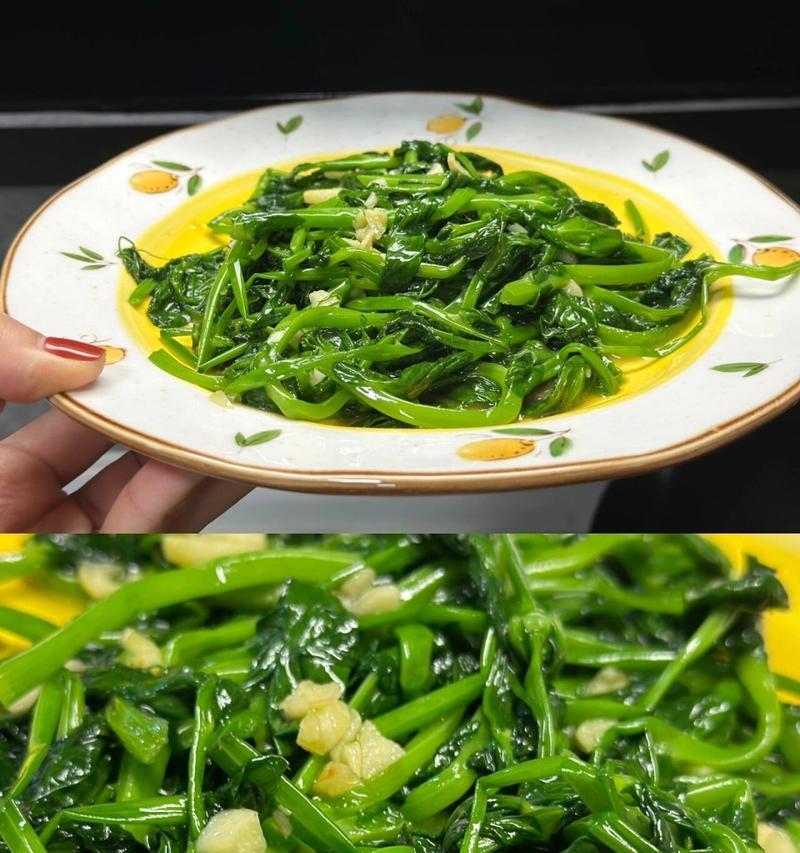 清炒豌豆尖的做法（清爽爆发，绿叶飞舞）-第1张图片-美味行家