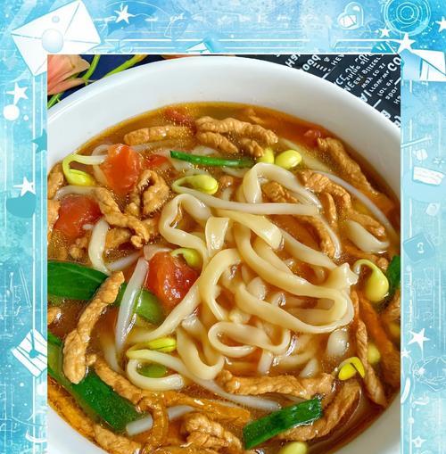 美味营养的西红柿肉丝面片汤（家常料理，简单易学，健康美食）-第1张图片-美味行家