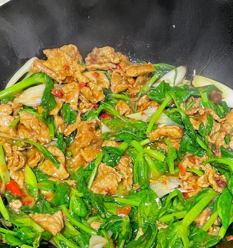 爆锅系列——炒豌豆肉（美味营养的家常菜，快来试试吧！）-第2张图片-美味行家