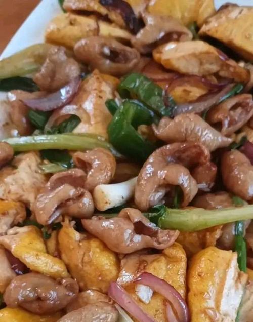 美味家常菜-猪肉炒豆饼（家庭大厨的经典创意，融合肉质鲜香与豆香，口感独特诱人）-第3张图片-美味行家