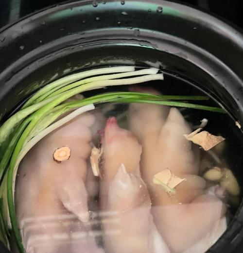 家常美食——猪蹄炖白云豆的做法（健康营养，舌尖上的滋味；猪蹄、白云豆、各种食材完美搭配）-第3张图片-美味行家